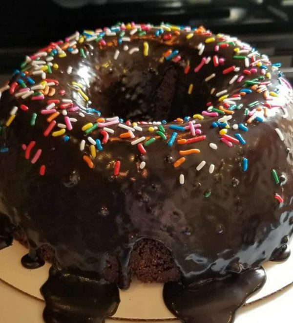 Giant Donut Cake