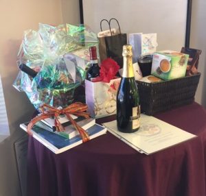 Caregiver luncheon door prizes