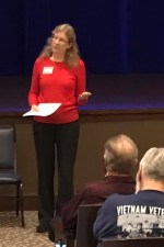 Sonia speaking to Ashburn support group